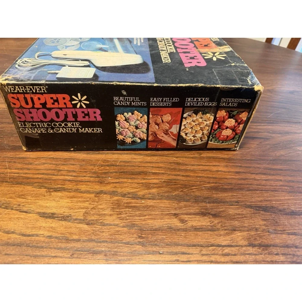 Vintage Wear-Ever Super Shooter 70001 Electric Cookie Candy Maker w/Box - Tested